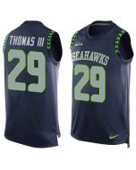 Seahawks #29 Earl Thomas III Steel Blue Team Color Men's Stitched NFL Limited Tank Top Jersey