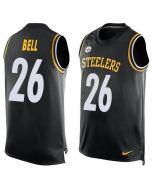 Steelers #26 Le'Veon Bell Black Team Color Men's Stitched NFL Limited Tank Top Jersey