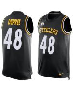 Steelers #48 Bud Dupree Black Team Color Men's Stitched NFL Limited Tank Top Jersey
