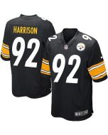 Steelers #92 James Harrison Black Team Color Youth Stitched NFL Elite Jersey