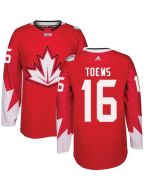 Team Canada #16 Jonathan Toews Red 2016 World Cup Stitched Youth NHL Jersey