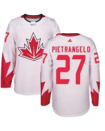 Team Canada #27 Alex Pietrangelo White 2016 World Cup Stitched Youth NHL Jersey