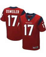 Texans #17 Brock Osweiler Red Alternate Men's Stitched NFL Elite Jersey