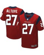 Texans #27 Jose Altuve Red Alternate Men's Stitched NFL Elite Jersey