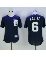 Tigers #6 Al Kaline Navy Blue Flexbase Authentic Collection Stitched MLB Jersey