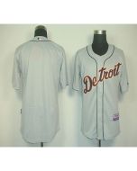 Tigers Blank Grey Cool Base Stitched MLB Jersey