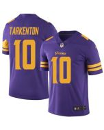 Vikings #10 Fran Tarkenton Purple Men's Stitched NFL Limited Rush Jersey