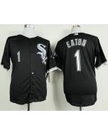 White Sox #1 Adam Eaton Black Cool Base Stitched MLB Jersey