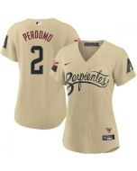 Women's Arizona Diamondbacks #2 Geraldo Perdomo 2021 Cream City Connect Stitched Baseball Jersey(Run Small)