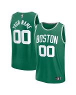 Women's Boston Celtics Kelly Green Fast Break Custom Icon Edition Jersey (Green)