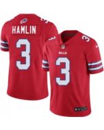 Women's Buffalo Bills #3 Damar Hamlin Red Vapor Untouchable Stitched Jersey(Run Small)