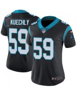 Women's Carolina Panthers #59 Luke Kuechly Black Vapor Untouchable Player Limited Jersey