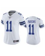 Women's Dallas Cowboys #11 Micah Parsons White Vapor Untouchable Limited Stitched Jersey(Run Small) (White)