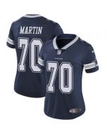 Women's Dallas Cowboys #70 Zack Martin Navy Vapor Untouchable Limited Stitched NFL Jersey(Run Small)