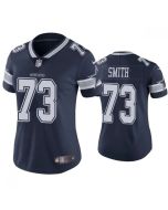 Women's Dallas Cowboys #73 Tyler Smith Navy Vapor Untouchable Limited Stitched Jersey(Run Small)