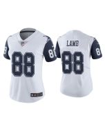 Women's Dallas Cowboys #88 CeeDee Lamb White Vapor Untouchable Limited Stitched Jersey(Run Small (White)