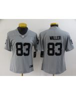 Women's Las Vegas Raiders #83 Darren Waller Grey Vapor Untouchable Limited Stitched Jersey(Run Small)