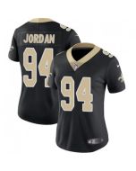 Women's New Orleans Saints #94 Cameron Jordan Black Vapor Untouchable Limited Stitched NFL Jersey(Run Small)