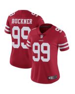 Women's NFL San Francisco 49ers #99 DeForest Buckner Red Vapor Untouchable Limited Stitched Jersey