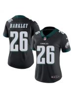 Women's Philadelphia Eagles #26 Saquon Barkley Black Vapor Untouchable Limited Stitched Football Jersey