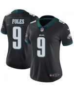Women's Philadelphia Eagles #9 Nick Foles Black Vapor Untouchable Limited Stitched Football Jersey(Run Small)