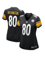 Women's Pittsburgh Steelers #80 Darnell Washington Black Game Jersey