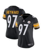 Women's Pittsburgh Steelers #97 Cam Heyward Black Vapor Untouchable Limited Stitched NFL Jersey(Run Small)
