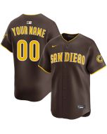 Women's San Diego Padres White Home Replica Custom Jersey