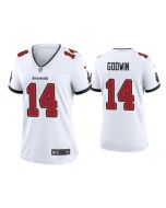 Women's Tampa Bay Buccaneers #14 Chris Godwin 2020 White Stitched Jersey(Run Small)