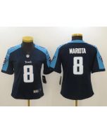Women's Tennessee Titans #8 Marcus Mariota Navy New 2018 Vapor Untouchable Limited Stitched NFL Jersey