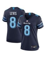 Women's Tennessee Titans #8 Will Levis Navy 2026 Rivalries Collection Game Jersey