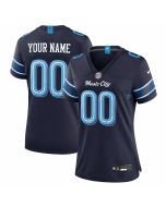 Women's Tennessee Titans Navy 2026 Rivalries Collection Game Custom Jersey (Navy)