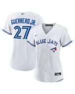 Women's Toronto Blue Jays #27 Vladimir Guerrero Jr. White Home Replica Player Jersey