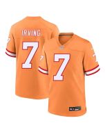 Youth '76 Tampa Bay Buccaneers #7 Bucky Irving Orange Player Game Jersey