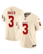 Youth Arizona Cardinals #3 Budda Baker Cream Rivalries Collection F.U.S.E. Vapor Limited Stitched Jersey (Cream)