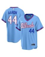 Youth Atlanta Braves #44 Hank Aaron Powder Blue 2026 City Connect Stadium Jersey (City Connect)