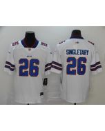 Youth Buffalo Bills #26 Devin Singletary White Vapor Untouchable Limited Stitched Jersey