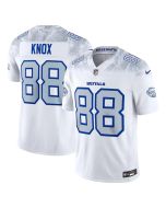 Youth Buffalo Bills #88 Dawson Knox White Rivalries Collection F.U.S.E. Vapor Limited Stitched Jersey (White)
