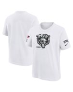 Youth Chicago Bears White 2024 Salute To Service T-Shirt (White)