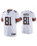 Youth Cleveland Browns #81 Austin Hooper White Vapor Untouchable Limited Stitched Jersey