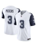 Youth Dallas Cowboys #3 George Pickens White F.U.S.E. Vapor Limited Stitched Football Jersey (White)