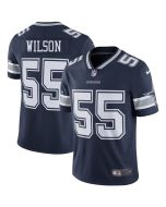 Youth Dallas Cowboys #55 Logan Wilson Esch Navy Color Rush Vapor Limited Stitched Jersey (Style 3)