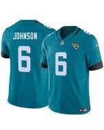 Youth Jacksonville Jaguars #6 Antonio Johnson Teal 2026 NFL Draft Vapor F.U.S.E. Limited Jersey