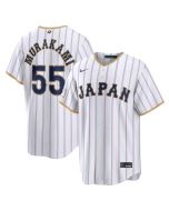 Youth Japan Baseball #55 Munetaka Murakami White 2026 World Baseball Classic Home Stadium Jersey (White)