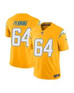 Youth Los Angeles Chargers #64 Trevor Penning Gold Alternate Charger Power Vapor F.U.S.E. Limited Jersey
