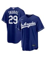 Youth Los Angeles Dodgers #29 Tarik Skubal Royal Alternate Replica Jersey