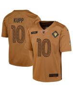 Youth Los Angeles Rams #10 Cooper Kupp 2023 Brown Salute To Service Limited Stitched Football Jersey