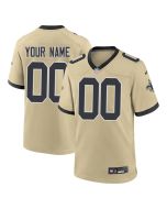 Youth New Orleans Saints Gold Alternate Gameday Golds Alternate Vapor F.U.S.E. Limited Custom Jersey