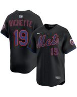 Youth New York Mets #19 Bo Bichette Black Limited Jersey (Black)