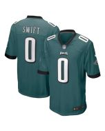 Youth Philadelphia Eagles #0 D'Andre Swift Green 2023 Draft Stitched Football Jersey